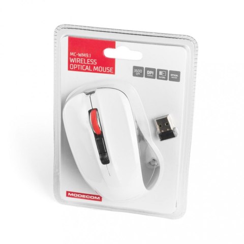 MODECOM Mysz bezprzewodowa optyczna WM9.1 czarno-biała