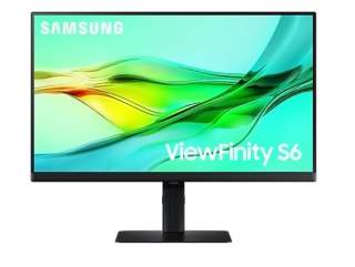 Samsung Monitor 27 cale ViewFinity S60UD IPS 2560x1440 WQHD 16:9 1xHDMI 2xDP 1xUSB-C 90W 3xUSB-A 5ms PinP/PbyP 100Hz HAS+PIV płaski 3YOn