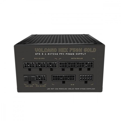 MODECOM Zasilacz komputerowy Volcano HEX 750W Gold ATX 3.1