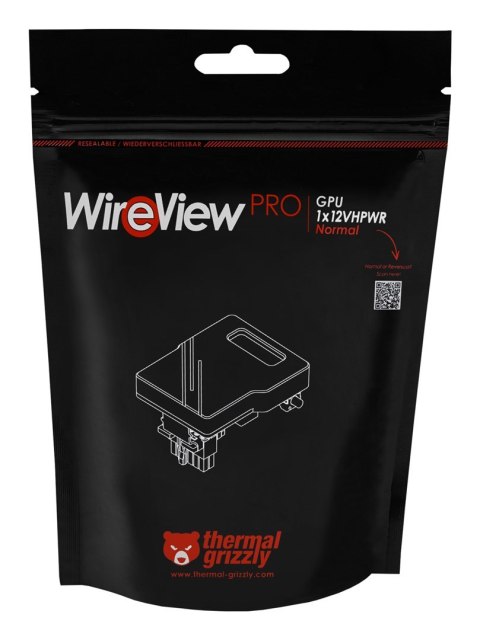 Thermal grizzly Termiczna karta graficzna Grizzly WireView 90 Pro, 1x12VHPWR - Normalna