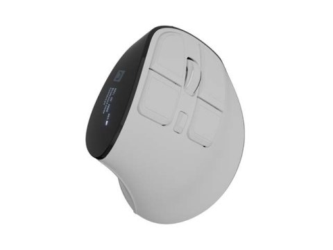 Natec Mysz wertykalna EUPHONIE PRO 2400DPI BT 5.0 bezprzewodowa biała