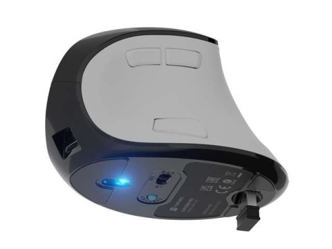 Natec Mysz wertykalna EUPHONIE PRO 2400DPI BT 5.0 bezprzewodowa biała