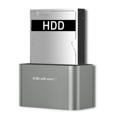 Qoltec QOLTEC STACJA DOKUJĄCA HDD/SSD | 2.5"/3.5" SATA | USB 3.0