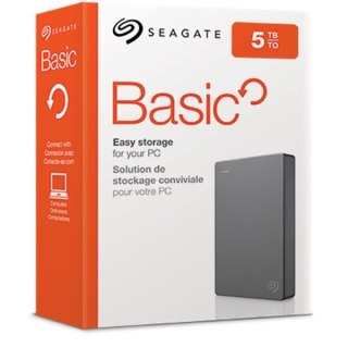 Seagate Dysk zewnętrzny HDD Seagate Basic (5TB; 2.5"; USB 3.2 Gen 1; STJL5000400)