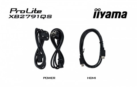 IIYAMA Monitor 27 cali XB2791QS-B1 IPS, QHD, HDMI, DP