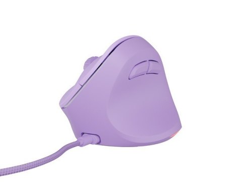 Natec Mysz wertykalna CRAKE 2 PRO 128000DPI optyczna lawendowa