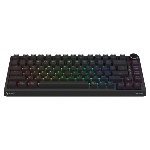 Savio Klawiatura magnetyczna ASTRAL Black OUTEMU White Jade Magnetic RGB