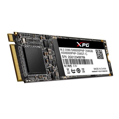 Adata Dysk SSD XPG SX6000Pro 256GB PCIe 3x4 2.1/1.2 GB/s M2