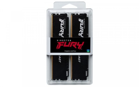 Kingston Pamięć DDR5 Fury Beast 32GB(2*16GB)/5600 CL36 czarna EXPO
