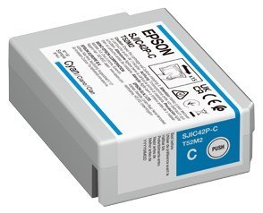 Epson Epson SJIC42P-C nabój z tuszem 1 szt. Oryginalny Cyjan