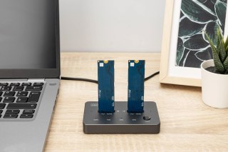 DIGITUS Digitus Stacja klonująca NVMe Obudowa USB3.1 Gen2 Type-C NVMe M.2 SSD