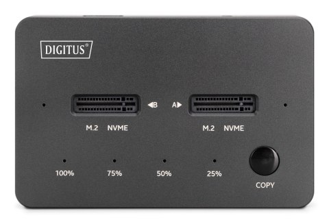 DIGITUS Digitus Stacja klonująca NVMe Obudowa USB3.1 Gen2 Type-C NVMe M.2 SSD