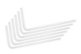 EK Water Blocks EK Bloki Wodne EK-Loop Twarda Rurka 16/12mm akrylowa, wygięta 90 stopni - 80cm, 6 sztuk