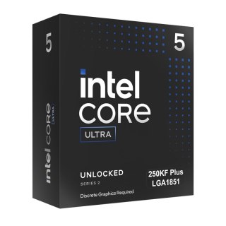 Intel Procesor Intel Core™ Ultra 5 250KF Plus 18 cores up to 5.3 GHz (BX80768250KF)