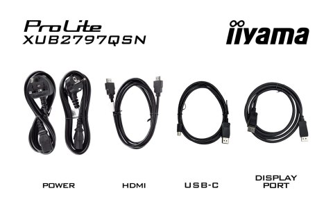IIYAMA Monitor IIYAMA 68.5cm (27") XUB2797QSN-B2 16:9 HDMI+DP+USB-C