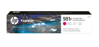 Hewlett-Packard HP Oryginalny purpurowy wkład atramentowy 981Y PageWide o bardzo dużej pojemności