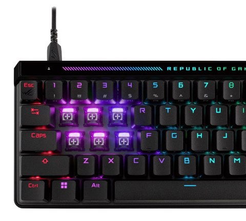 ASUS ASUS ROG Falchion Ace HFX klawiatura Gaming USB QWERTZ Niemiecki Czarny