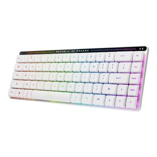 ASUS Klawiatura Gaming USB + RF Wireless + Bluetooth QWERTZ Biały ASUS ROG Falchion RX Low Profile