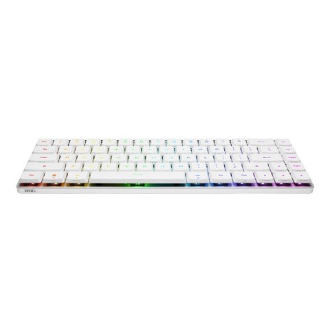 ASUS Klawiatura Gaming USB + RF Wireless + Bluetooth QWERTZ Biały ASUS ROG Falchion RX Low Profile