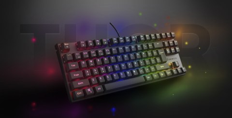 GENESIS GENESIS NKG-2155 klawiatura Gaming USB QWERTY UK międzynarodowy Czarny
