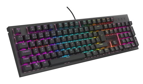 GENESIS GENESIS NKG-2179 klawiatura Gaming USB QWERTZ Niemiecki Czarny