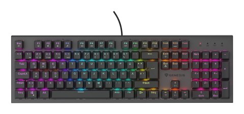 GENESIS GENESIS NKG-2179 klawiatura Gaming USB QWERTZ Niemiecki Czarny