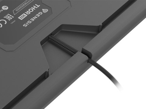 GENESIS GENESIS NKG-2179 klawiatura Gaming USB QWERTZ Niemiecki Czarny