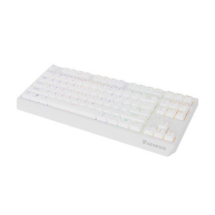 GENESIS GENESIS Thor 230 TKL klawiatura Gaming USB + RF Wireless + Bluetooth QWERTY US English Biały