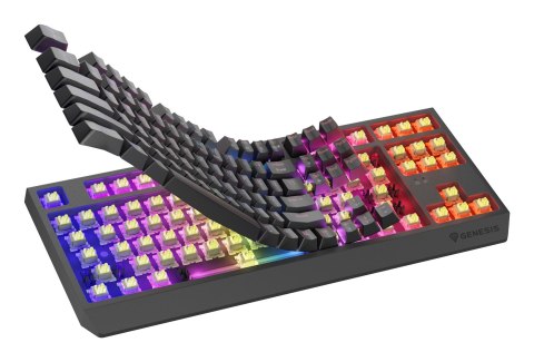 GENESIS GENESIS Thor 230 TKL klawiatura Gaming USB + RF Wireless + Bluetooth QWERTY US English Czarny