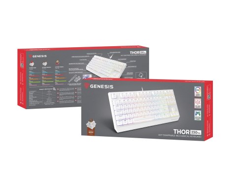 GENESIS GENESIS Thor 230 TKL klawiatura USB + RF QWERTY