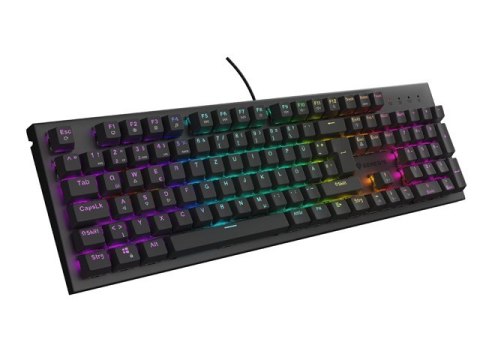 GENESIS GENESIS Thor 303 klawiatura Gaming USB QWERTZ Niemiecki Czarny