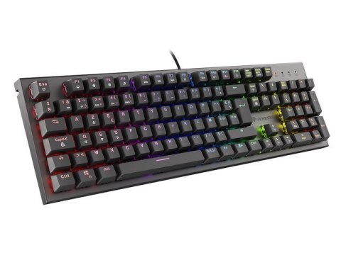 GENESIS KLAWIATURA DLA GRACZY GENESIS THOR 300 RGB FR PODŚWIETLENIE MECHANICZNA RED SWITCH