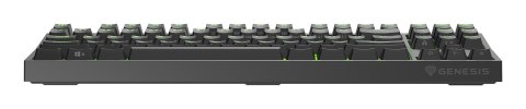 GENESIS KLAWIATURA DLA GRACZY GENESIS THOR 404 TKL US PODŚWIETLENIE RGB MECHANICZNA CZARNA KAILH BOX BROWN