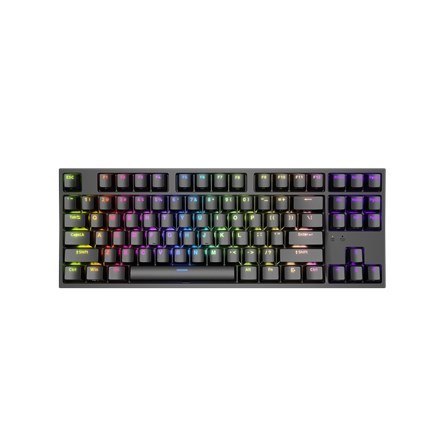 GENESIS KLAWIATURA DLA GRACZY GENESIS THOR 404 TKL US PODŚWIETLENIE RGB MECHANICZNA CZARNA KAILH BOX BROWN