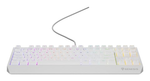 GENESIS Klawiatura GENESIS Thor 230 TKL Gaming USB QWERTY US English Biały