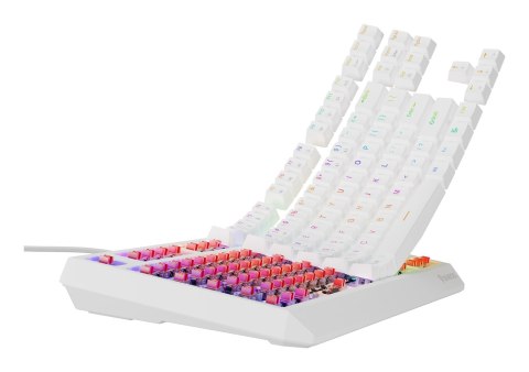 GENESIS Klawiatura GENESIS Thor 230 TKL Gaming USB QWERTY US English Biały
