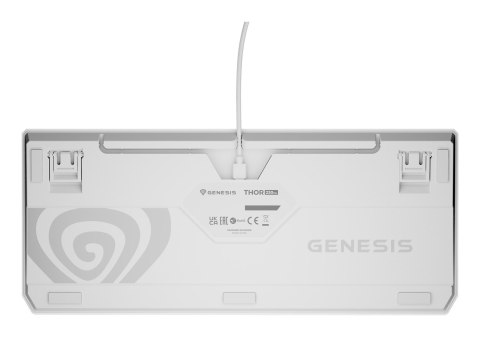 GENESIS Klawiatura GENESIS Thor 230 TKL Gaming USB QWERTY US English Biały