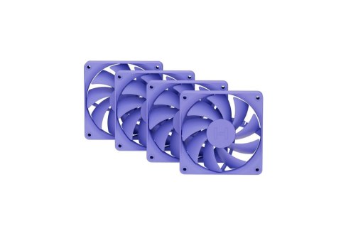 Hyte HYTE FAN- -FA12-TM-4 system chłodzenia komputerów Procesor Wentylator 12 cm Fioletowy 4 szt.