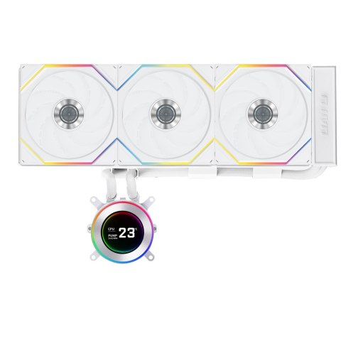 LIAN LI Lian Li GA II Hydroshift II LCD-C 360TL Procesor Chłodnica cieczy all-in-one 12 cm Biały 1 szt.