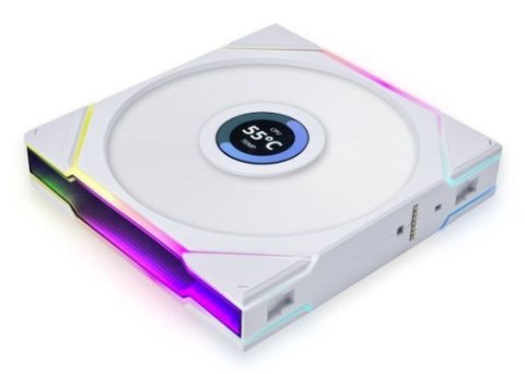 LIAN LI Lian Li Uni Fan TL LCD Obudowa komputera, Procesor Wentylator 14 cm Biały 1 szt.