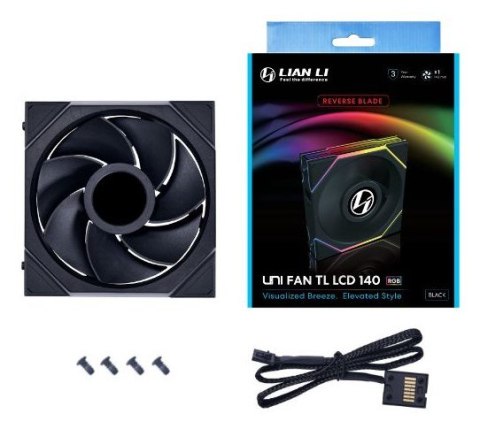 LIAN LI Cooler Lian Li Uni Fan TL LCD LULI-129 14cm Czarny