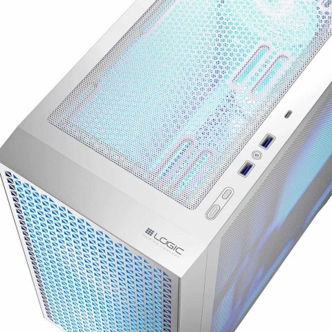 LOGIC LOGIC OBUDOWA DART PRO ARGB MINI USB TYPE-C BIAŁA