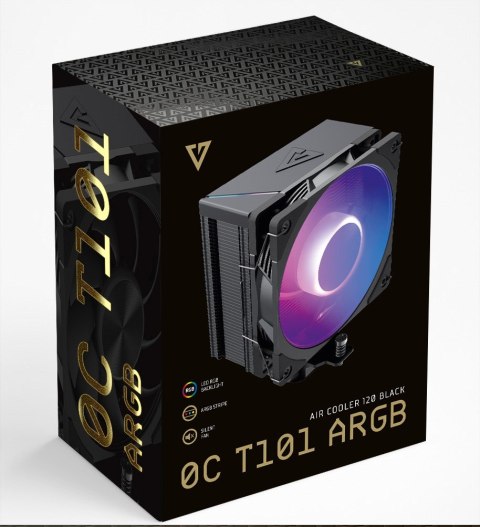 MODECOM MODECOM CHŁODZENIE CPU VOLCANO 0C T101 ARGB BLACK