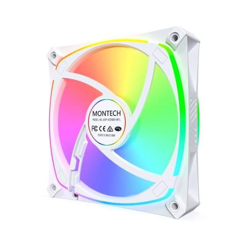 Montech Montech AX120 PRO Obudowa komputera Wentylator 12 cm Biały 3 szt.