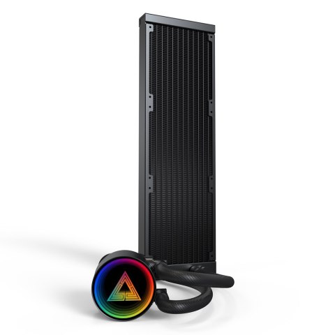 Montech Montech LightFlow ARGB 360 Procesor Chłodnica cieczy all-in-one 12 cm Czarny 1 szt.