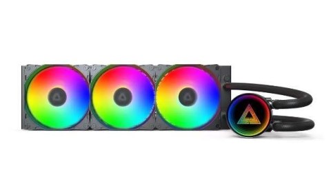 Montech Montech LightFlow ARGB 360 Procesor Chłodnica cieczy all-in-one 12 cm Czarny 1 szt.