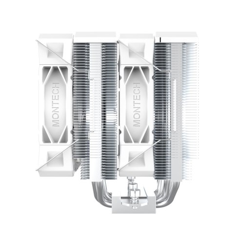 Montech Montech NX600 Procesor Chłodnica powietrza 12 cm Biały 1 szt.