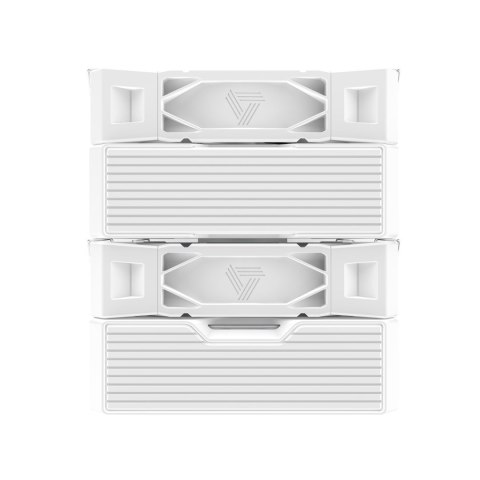 Montech Montech NX600 Procesor Chłodnica powietrza 12 cm Biały 1 szt.