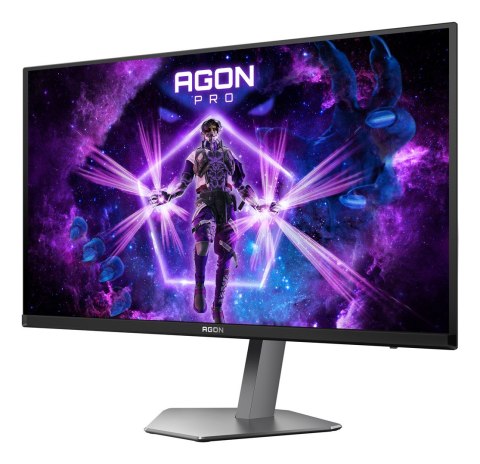 AOC AOC AGON PRO AG276QKD2 monitor komputerowy 67,3 cm (26.5") 2560 x 1440 px Quad HD QD-OLED Czarny, Szary