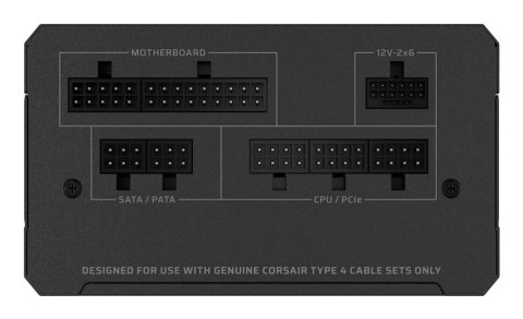 Corsair Corsair RM750e moduł zasilaczy 750 W 24-pin ATX ATX Czarny
